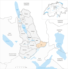 Karte von Inwil