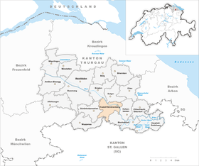 Karte von Kradolf-Schönenberg
