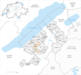 Karte von Les Montets