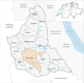 Karte von Mettmenstetten