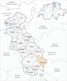 Karte von Nürensdorf