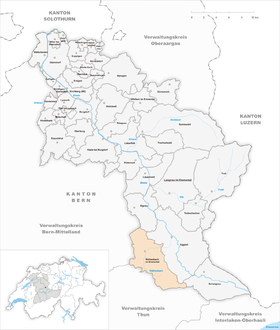 Karte von Röthenbach im Emmental