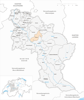 Karte von Rüegsau