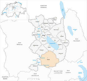 Karte von Ruswil