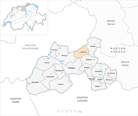 Karte von Safenwil