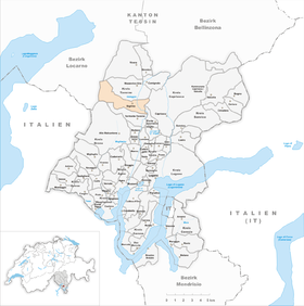 Karte von Sigirino