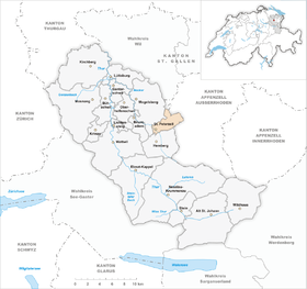 Karte von St. Peterzell