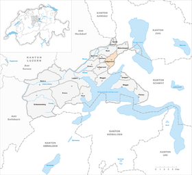 Karte von Udligenswil