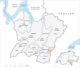 Karte von Vacallo