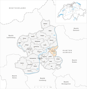 Karte von Villnachern