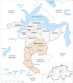Karte von Wolfenschiessen