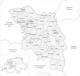 Karte von Wolfisberg