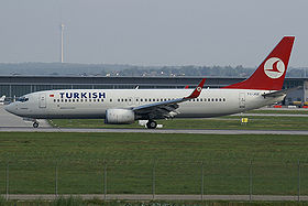Die verunglückte Turkish Airlines Boeing 737-800 TC-JGE im August 2006