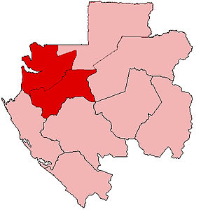 Karte Erzbistum Libreville