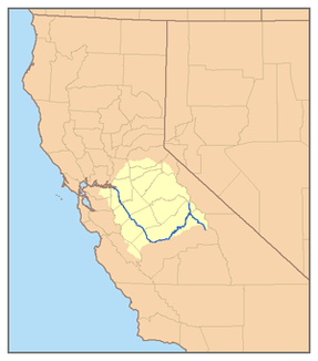 Verlauf des San Joaquin River