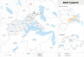 Karte von Amt Luzern