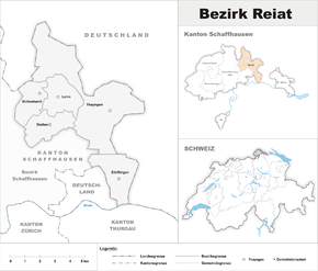 Karte von Bezirk Reiat