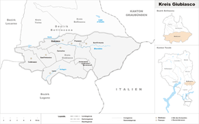 Karte von Giubiasco