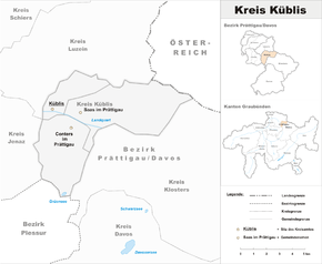 Karte von Küblis
