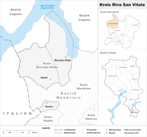 Karte von Riva San Vitale