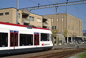 Bahnhof Lenzburg mit Seetalbahn
