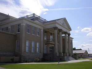 Das Gerichtsgebäude von Ben Hill County, in Fitzgerald