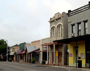 Historische Gebäude entlang der Main Street