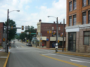 East Crawford Avenue in Connellsville