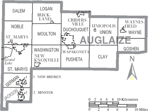Map of Auglaize County Ohio With Municipal and Township Labels.PNG