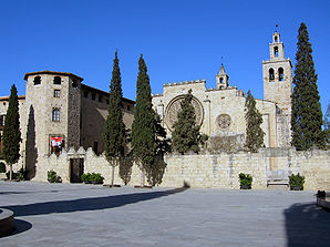 Das Kloster in Sant Cugat del Vallès