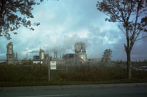 Industriezone in Montréal-Est