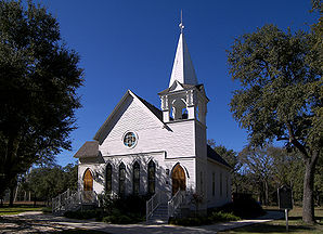 Salado United Methodist Church, gelistet im NRHP mit der Nr. 84001573[1]