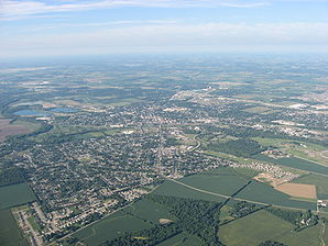 Luftbild von Troy, Ohio
