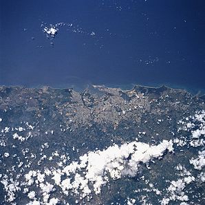 Satellitenbild von San Juan