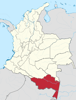 Lage von Amazonas in Kolumbien