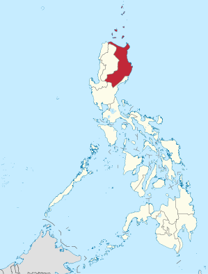 Lage des Bezirkes Cagayan Valley innerhalb der Philippinen