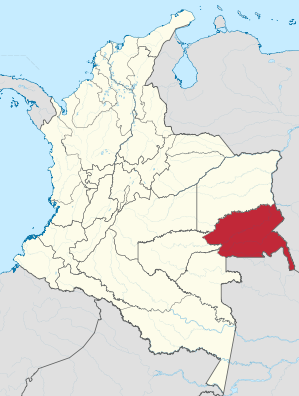 Lage von Guainía in Kolumbien