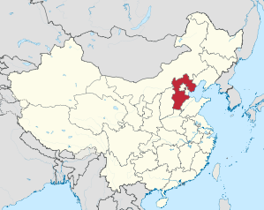 Lage von Héběi Shěng in China