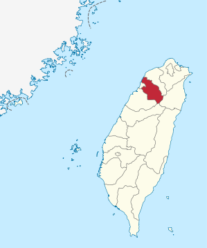 Hsinchu County in Taiwan.svg