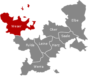 Lage Weserdepartement in Kgr Westphalen.svg