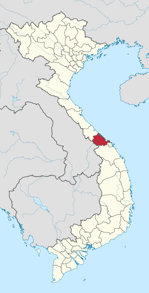 Karte von Vietnam mit der Provinz Thừa Thiên-Huế hervorgehoben