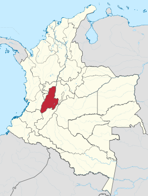 Lage von Tolima in Kolumbien