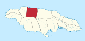 Das Parish Trelawny in Jamaika