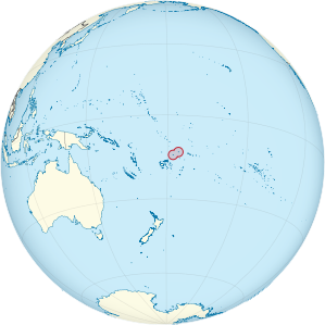 Wallis and Futuna on the globe (small islands magnified) (Polynesia centered).svg