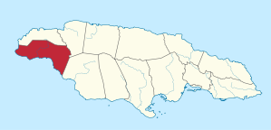 Das Parish Westmoreland in Jamaika