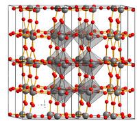 Kristallstruktur Wolfram(VI)-oxid