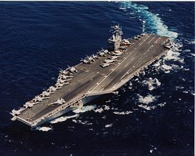 Die Eisenhower 1998 im Mittelmeer