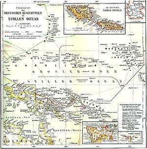 Lage Deutsch-Neuguinea