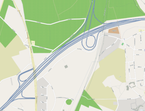 Übersichtskarte Autobahndreieck Bottrop