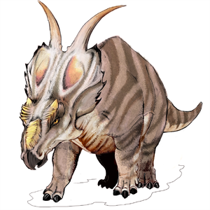 Lebendrekonstruktion von Achelousaurus